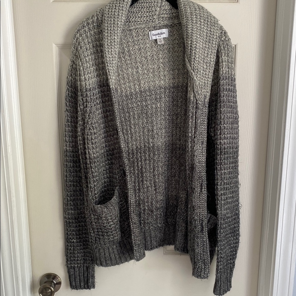 Goodfellow & Co Charcoal Knit Cardigan